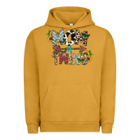 Pigment Peanut Butter mom of twins Urban Hoodie - CowhideDigitalArt