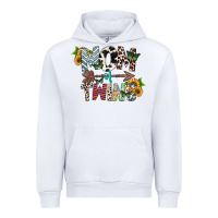 White mom of twins Urban Hoodie - CowhideDigitalArt