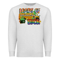 Oatmeal Heather Loads of luck with school bus St. Patrick's Day Premium Sweatshirt - FaDigitalArtStudio