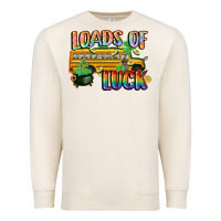 Sandshell Loads of luck with school bus St. Patrick's Day Premium Sweatshirt - FaDigitalArtStudio