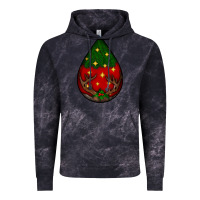 Cloud Black Christmas  teardrop Vintage Hoodie - BundleAndBundleShop