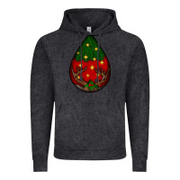 Vintage Black Christmas  teardrop Vintage Hoodie - BundleAndBundleShop