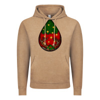 Vintage Coffee Christmas  teardrop Vintage Hoodie - BundleAndBundleShop