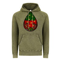 Vintage Olive Christmas  teardrop Vintage Hoodie - BundleAndBundleShop