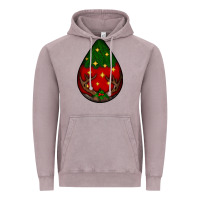 Vintage Zinc Christmas  teardrop Vintage Hoodie - BundleAndBundleShop
