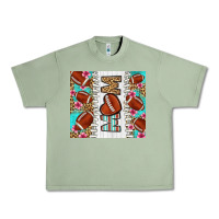 Oil Green american football mom Urban Heavy Tee - LillyAllenDesigns