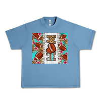 Pebble Blue american football mom Urban Heavy Tee - LillyAllenDesigns