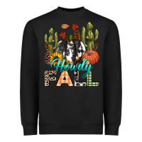 Black Howdy Fall Heavyweight Sweatshirt - texasbilliewilder