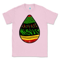 Bubblegum Pink teardrop african pattern Classic Tee - BundleAndBundleShop