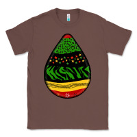 Chestnut teardrop african pattern Classic Tee - BundleAndBundleShop