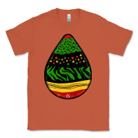 Copper teardrop african pattern Classic Tee - BundleAndBundleShop