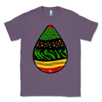 Lavender teardrop african pattern Classic Tee - BundleAndBundleShop