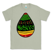 Matcha teardrop african pattern Classic Tee - BundleAndBundleShop