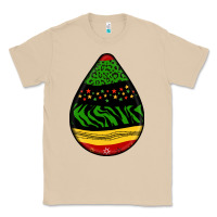 Mushroom teardrop african pattern Classic Tee - BundleAndBundleShop