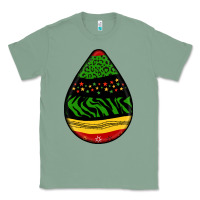 Sage teardrop african pattern Classic Tee - BundleAndBundleShop