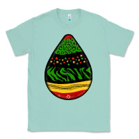 Seafoam teardrop african pattern Classic Tee - BundleAndBundleShop