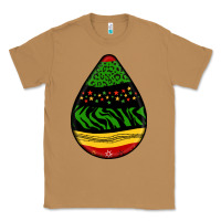 Toasted Coconut teardrop african pattern Classic Tee - BundleAndBundleShop