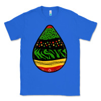 True Royal teardrop african pattern Classic Tee - BundleAndBundleShop