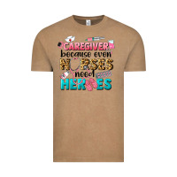 Vintage Coffee caregiver because nurses need heroes Vintage Tee - LillyAllenDesigns