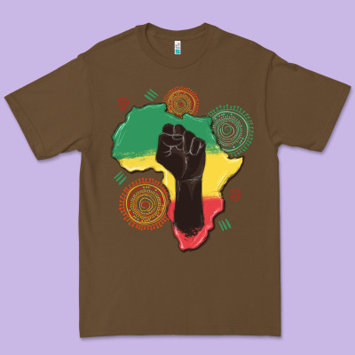 Africa Map Premium Tee Designed By Maliassmallbusiness