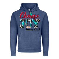 Vintage Denim Choose Joy Vintage Hoodie - BundleAndBundleShop