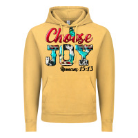 Vintage Mustard Choose Joy Vintage Hoodie - BundleAndBundleShop