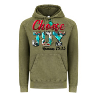 Vintage Olive Choose Joy Vintage Hoodie - BundleAndBundleShop