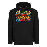 Black Hot mess mom Mother's Day Heavyweight Hoodie - FaDigitalArtStudio