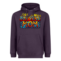 Plum Hot mess mom Mother's Day Heavyweight Hoodie - FaDigitalArtStudio