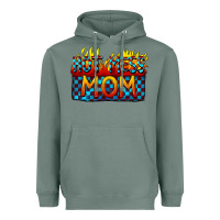 Sage Hot mess mom Mother's Day Heavyweight Hoodie - FaDigitalArtStudio
