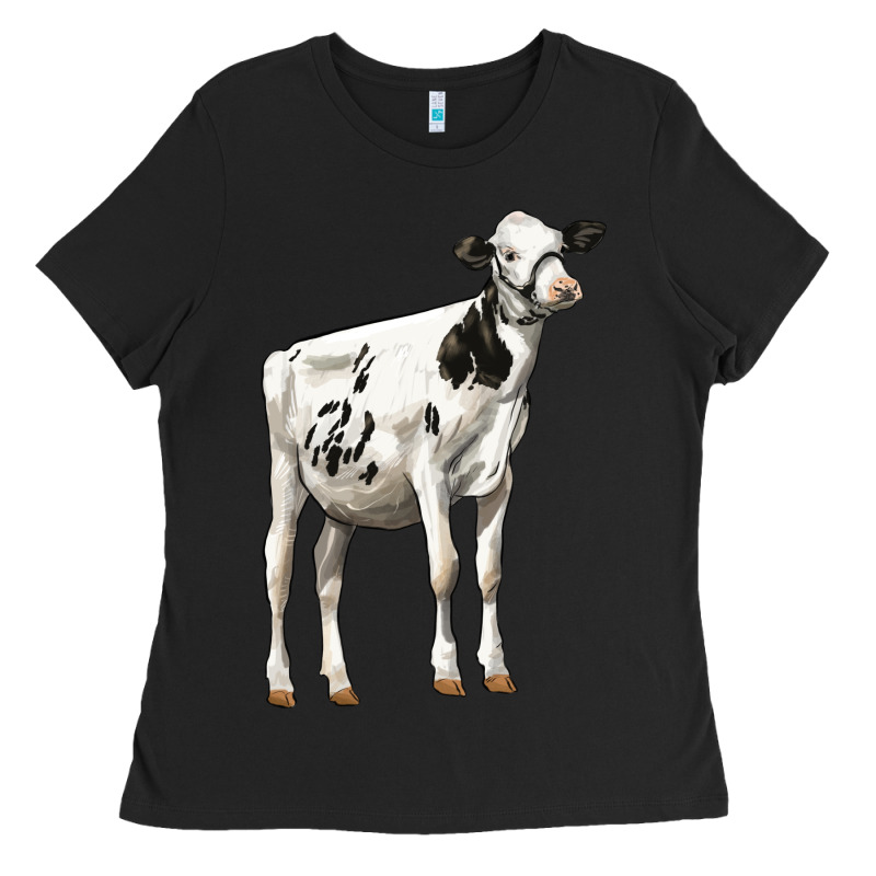 Holstein Heifer Ladies Tee by LillyAllenDesigns | Teevron