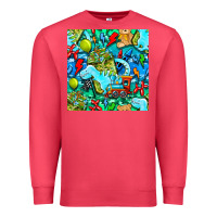 Cardinal boy child coffee cup and teddy bear with thunderbolts and camouflage s Premium Sweatshirt - BundleAndBundleShop