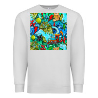 Dove Grey boy child coffee cup and teddy bear with thunderbolts and camouflage s Premium Sweatshirt - BundleAndBundleShop