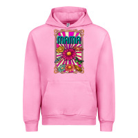 Fuchsia Pink mama Urban Hoodie - CowhideDigitalArt