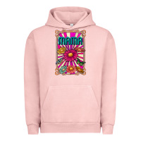 Pigment Salmon mama Urban Hoodie - CowhideDigitalArt