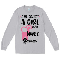 Moon Dust Just A Girl Who Loves Llamas I Love Llamas Long Sleeve Tee - Bettercallsaul