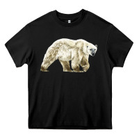 Black Polar Bear Heavy Core Tee - LillyAllenDesigns