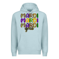 Blue Mist mardi mardi mardi gras Premium Hoodie - OliviaCreatesArt
