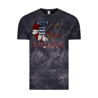 Cloud Black god bless america Vintage Tee - JahusDesignShop