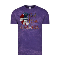 Cloud Purple god bless america Vintage Tee - JahusDesignShop