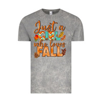 Cloud Rock just a girl who loves fall Vintage Tee - BundleAndBundleShop