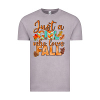 Vintage Zinc just a girl who loves fall Vintage Tee - BundleAndBundleShop