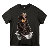 Asphalt Malayan Sun Bear Heavy Core Tee - LillyAllenDesigns