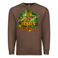 Chestnut Jesus junkie St. Patricks Day Premium Sweatshirt - FaDigitalArtStudio