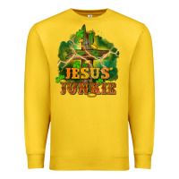 Lemon Jesus junkie St. Patricks Day Premium Sweatshirt - FaDigitalArtStudio