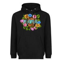 Black Mama Mother's Day Heavyweight Hoodie - FaDigitalArtStudio