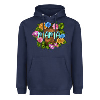 Navy Mama Mother's Day Heavyweight Hoodie - FaDigitalArtStudio