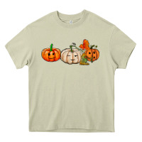 Mossy pumpkins face Heavy Core Tee - AdoDesignShop