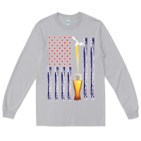 Moon Dust American Flag Beer Long Sleeve Tee - Bettercallsaul