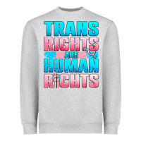 Trans Rights Are Human Rights Heavyweight Sweatshirt | Teevron